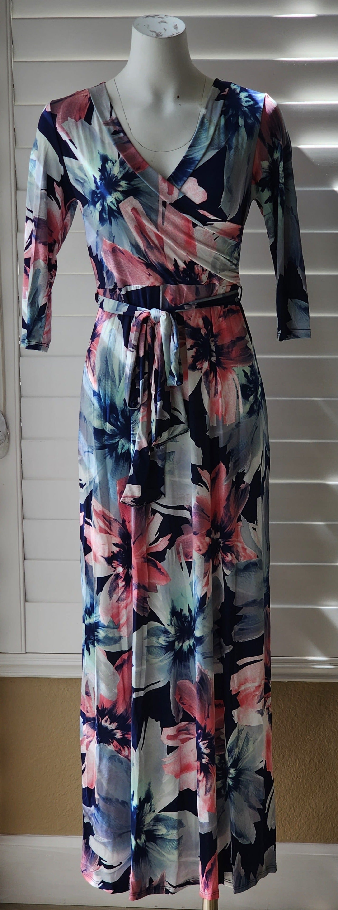 Maya A Wrap Maxi Dress