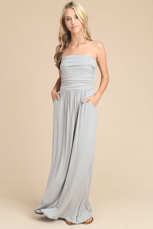 Maeve A Strapless Maxi Dress